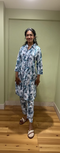 Blue & White