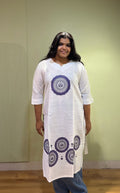Mandala Silk Work Kurti